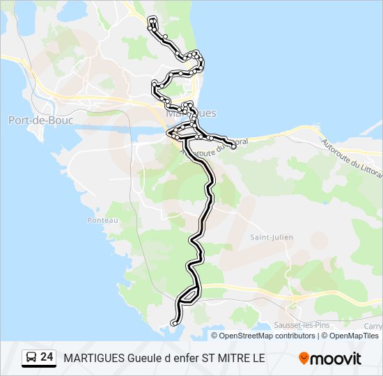 Plan de la ligne 24 de 