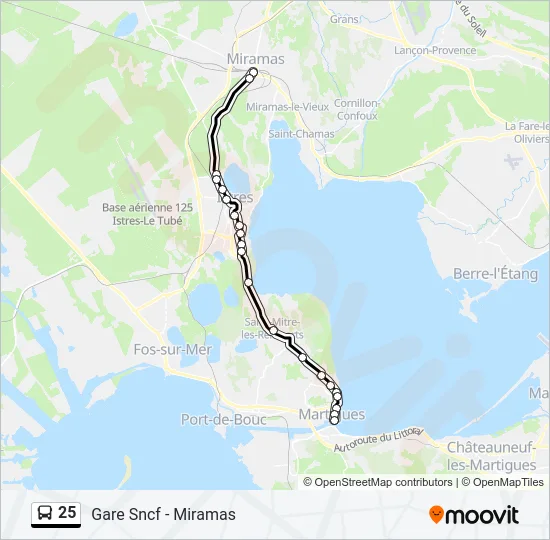 25  Line Map