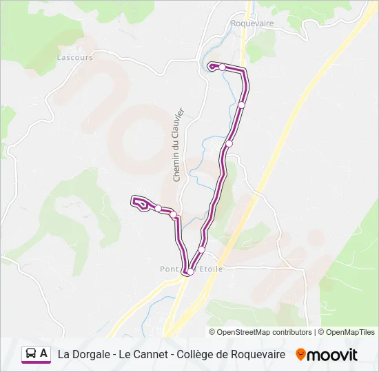 A Bus Line Map