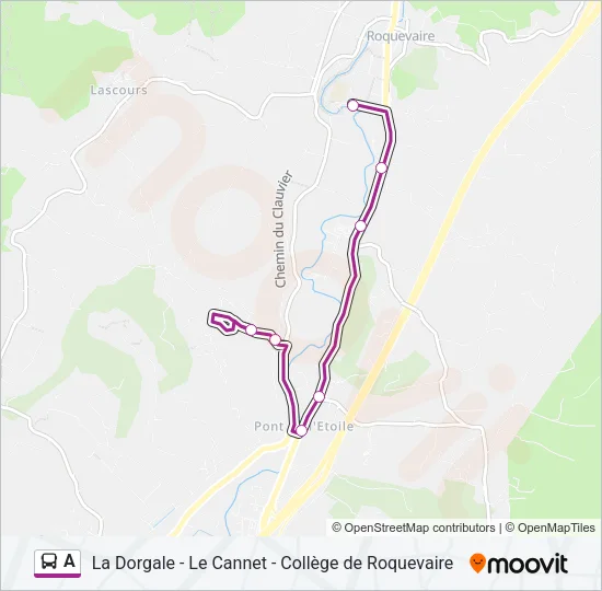 A Bus Line Map