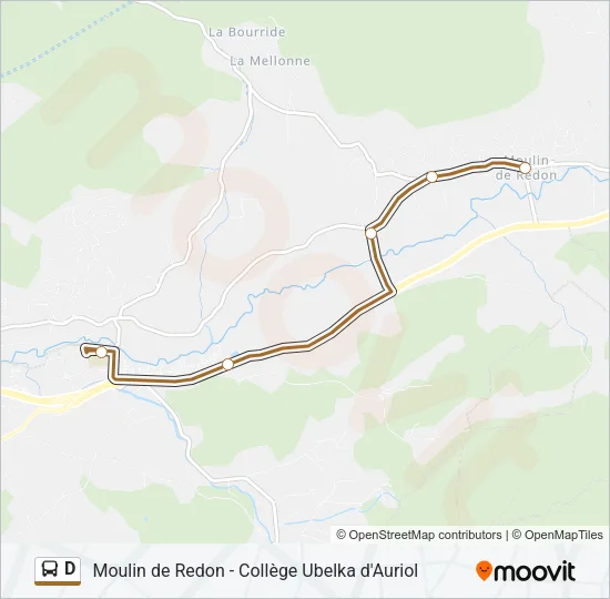 D Bus Line Map