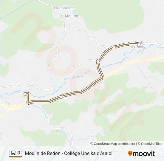 D Bus Line Map