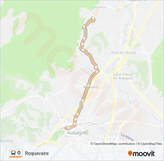 O Bus Line Map