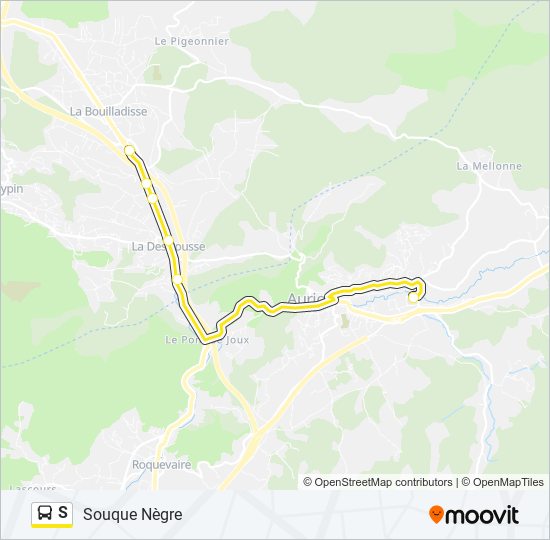 S bus Line Map