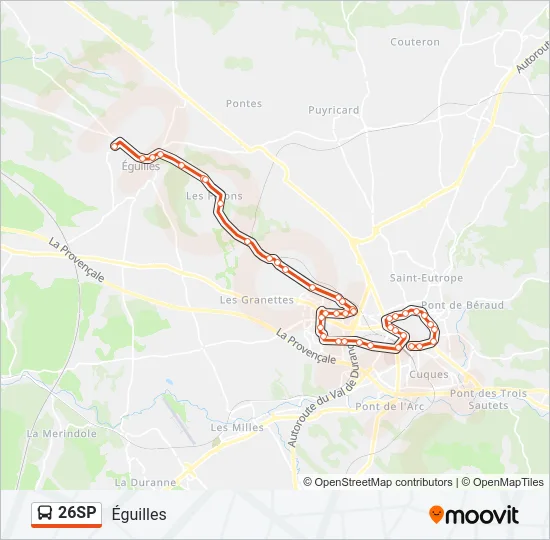 26SP Bus Line Map