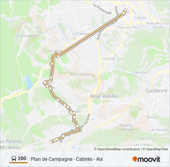 0 Route Schedules Stops Maps Les Pennes Mirabeau