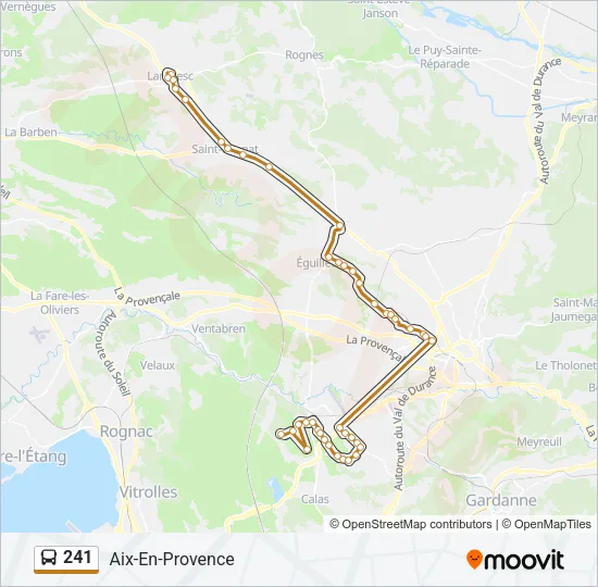 241 Bus Line Map