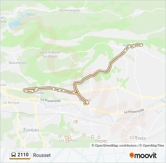 2110 Bus Line Map