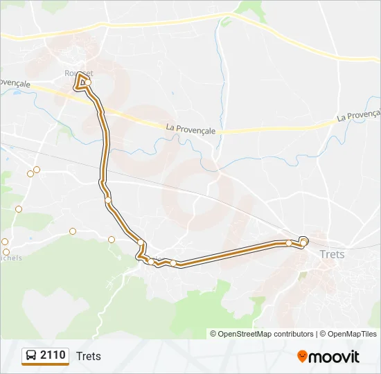 2110 Bus Line Map
