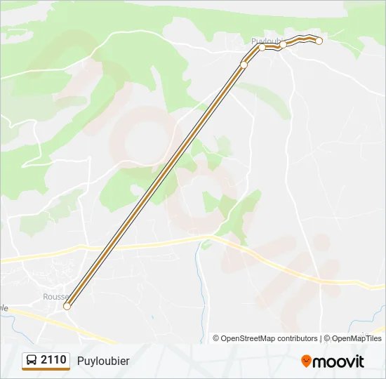 2110 Bus Line Map