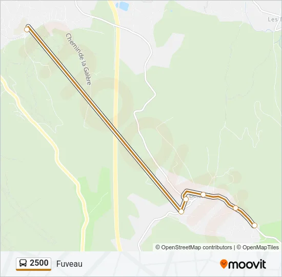 2500 Bus Line Map