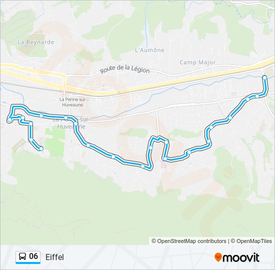 06 bus Line Map