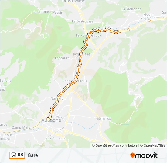 08 Bus Line Map