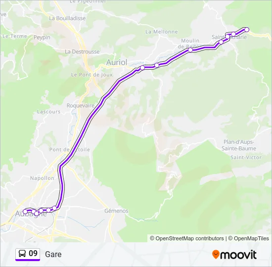 09 Bus Line Map