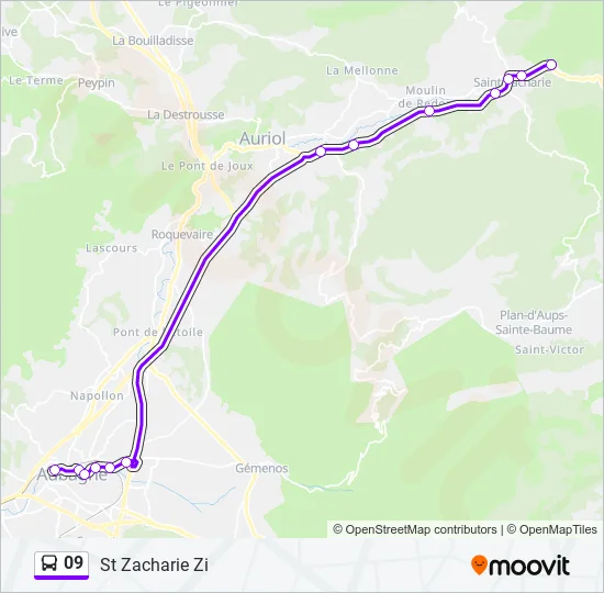 09 Bus Line Map
