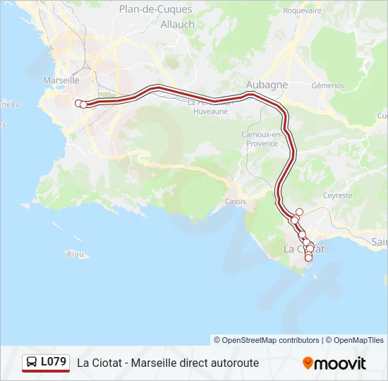 L079 Bus Line Map