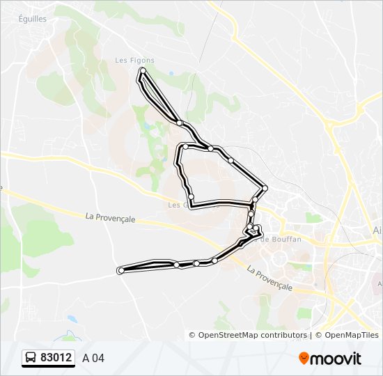 83012 bus Line Map