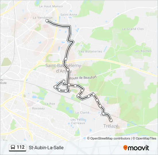 112 Bus Line Map