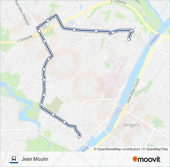 Mapa de NAVETTE FEU D’ARTIFICE de autobús