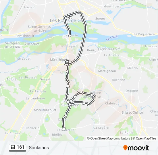 161 Bus Line Map