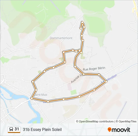 31 Bus Line Map