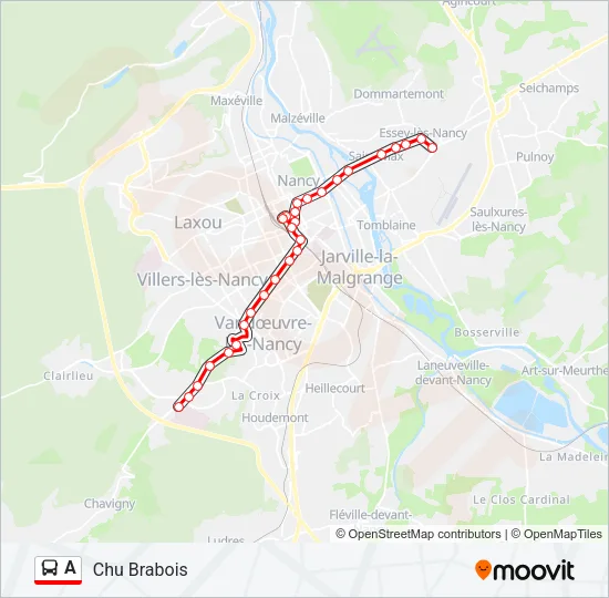 A Bus Line Map