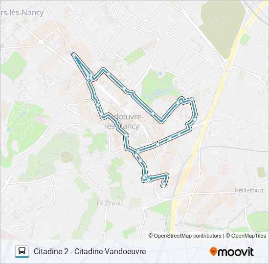 CITADINE 2 bus Line Map