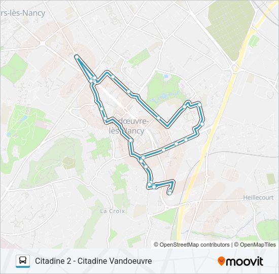 CITADINE 2 Bus Line Map