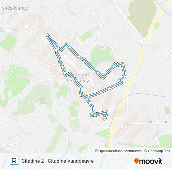 CITADINE 2 Bus Line Map