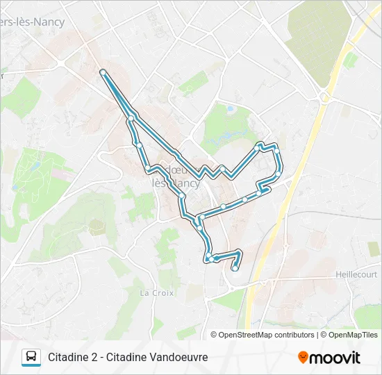 CITADINE 2 Bus Line Map