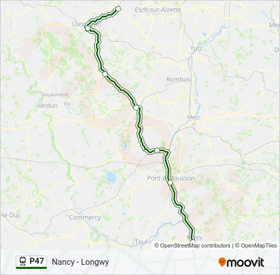 P47 Train Line Map