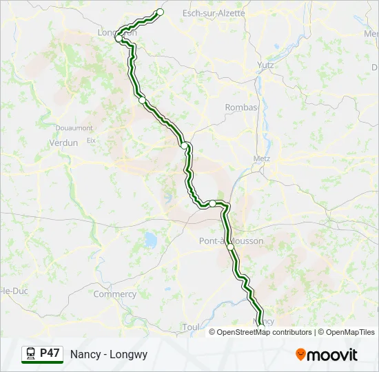 P47 Train Line Map