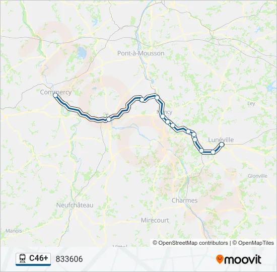 C46+ Train Line Map