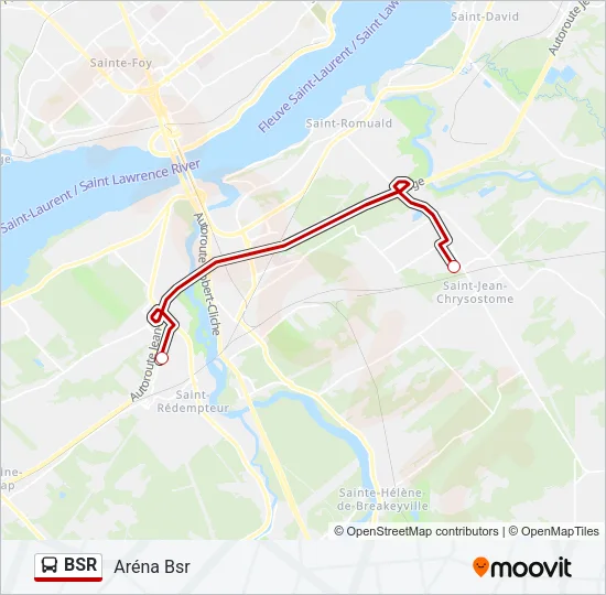 BSR Bus Line Map