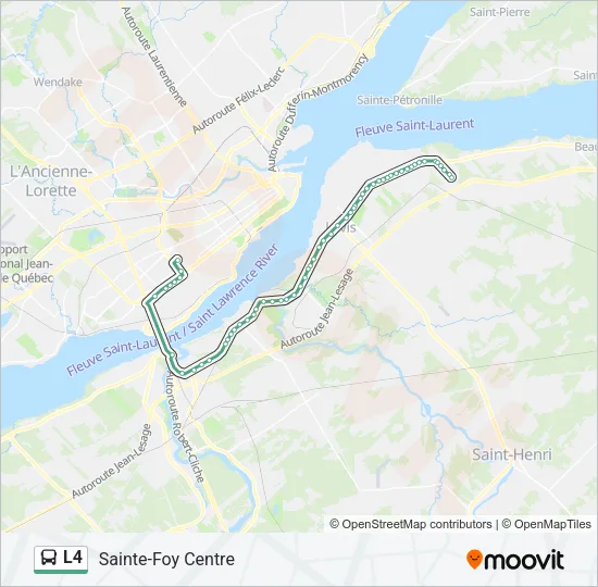 L4 Bus Line Map