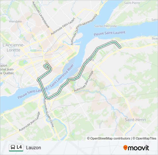 L4 Bus Line Map