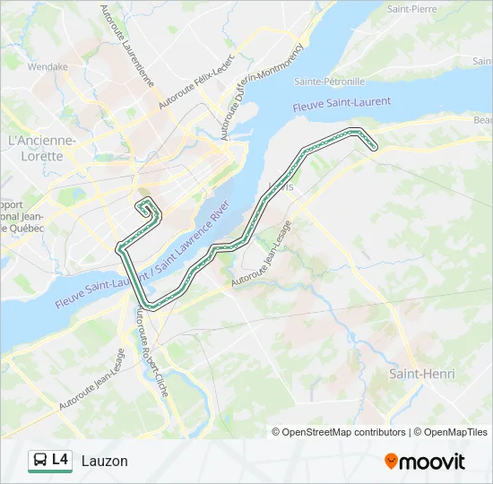 L4 Bus Line Map