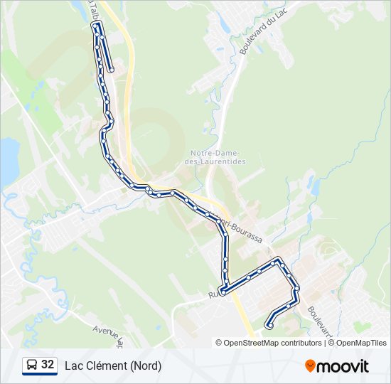 32 bus Line Map