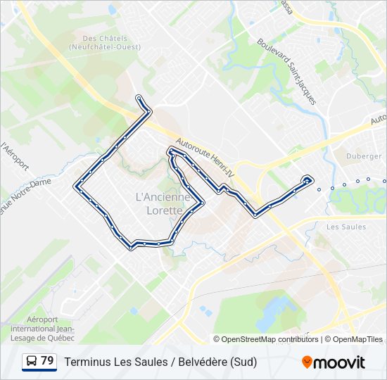 79 Bus Line Map