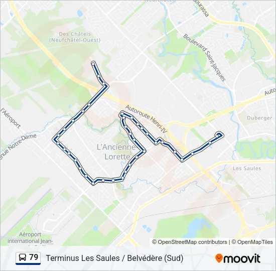 79 Bus Line Map