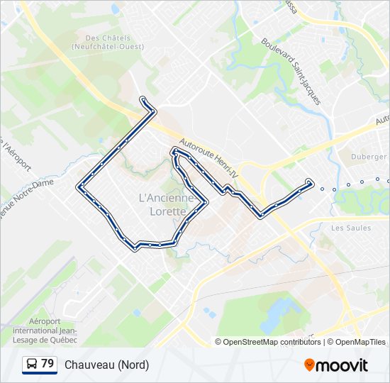 79 bus Line Map