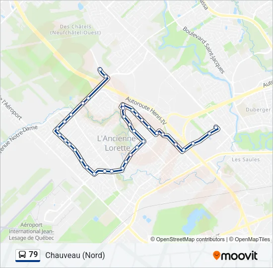 79 Bus Line Map