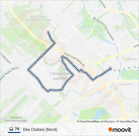 79 Bus Line Map