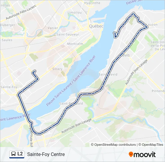 L2 Bus Line Map