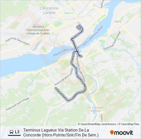 L3 Bus Line Map