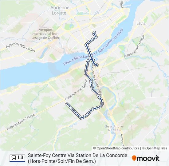 L3 Bus Line Map
