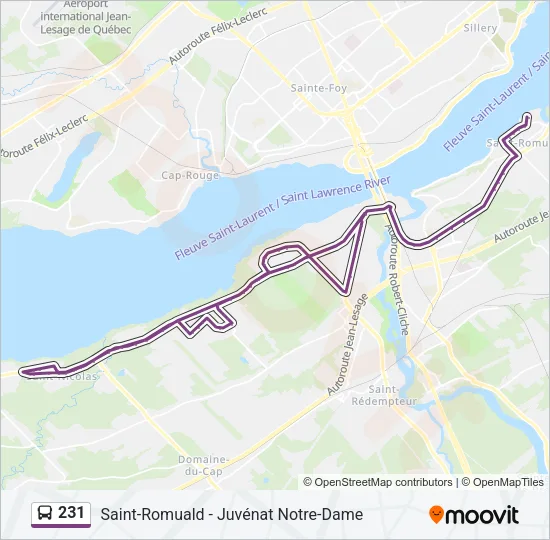 231 Bus Line Map
