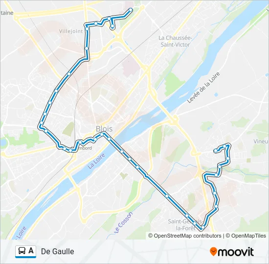 A Bus Line Map