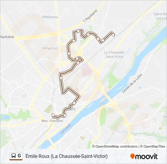 G Bus Line Map