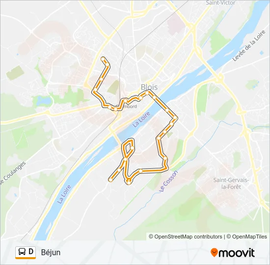 D Bus Line Map